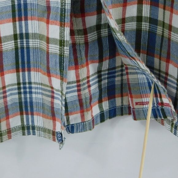 Tommy Jeans Short Sleeve Plaid Shirt - Picture 5 of 7